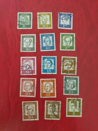 Lote de sellos antiguos Alemania