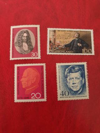 Lote de sellos nuevos Alemania