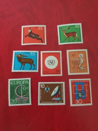 Lote de sellos nuevo Alemania