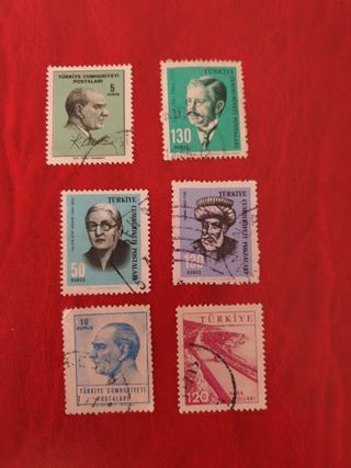 Lote de sellos Turkia