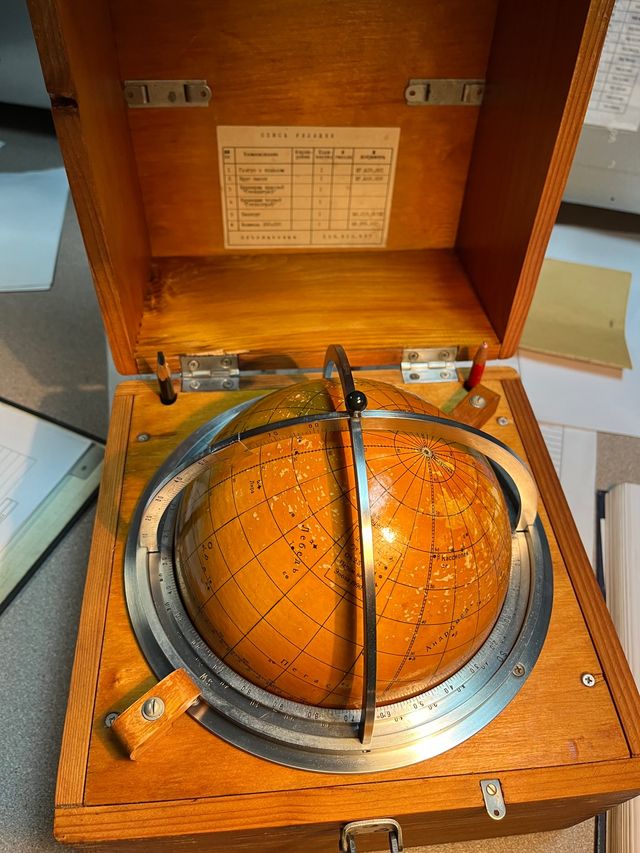 Globo para navegación astronómica.