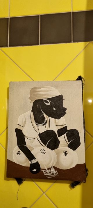 Quadro preso a santo domingo 26x19x2