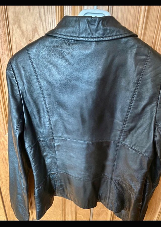 Cazadora/chaqueta piel negra