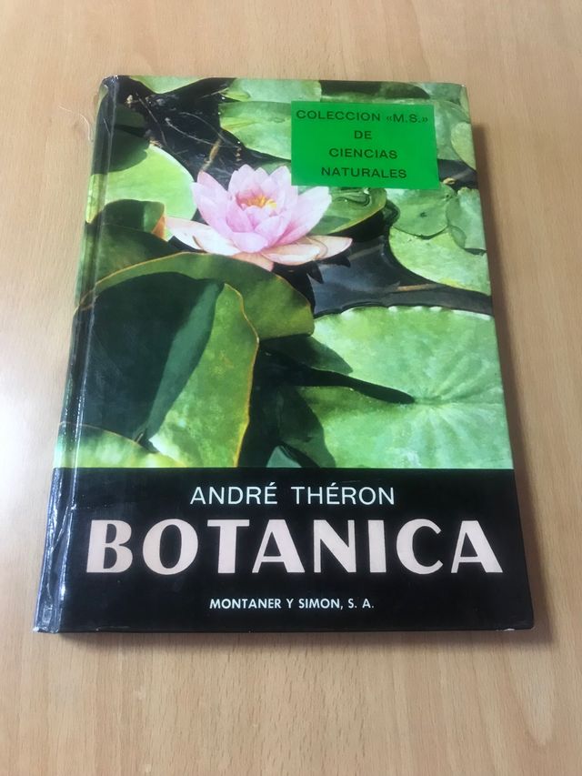 Libro antiguo de Botánica del 1965