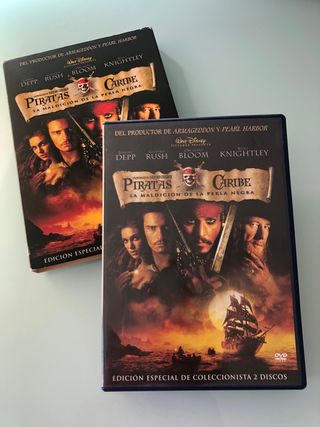 CINE DVD Piratas del Caribe/Spiderman/ Hellboy