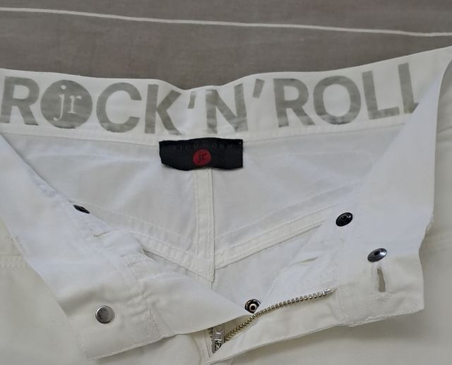 Pantalone corto bimbo Jeckerson jr colore bianco t