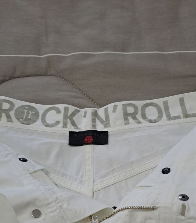 Pantalone corto bimbo Jeckerson jr colore bianco t