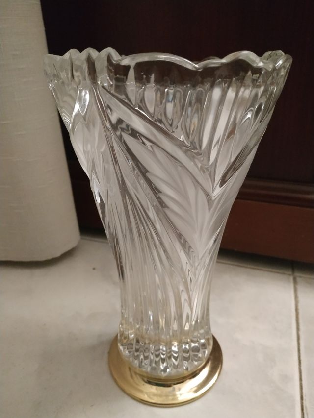 Jarrón de cristal