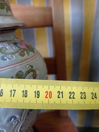 LAMPARA JARRON ..jarrón chino..