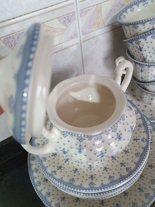 Set Vajilla Flor de Lis Loto de El Corte Inglés