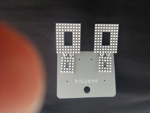 Pendientes plateados