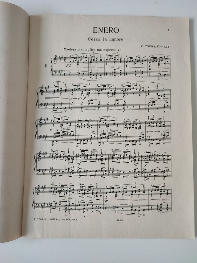 partituras tschaikowsky