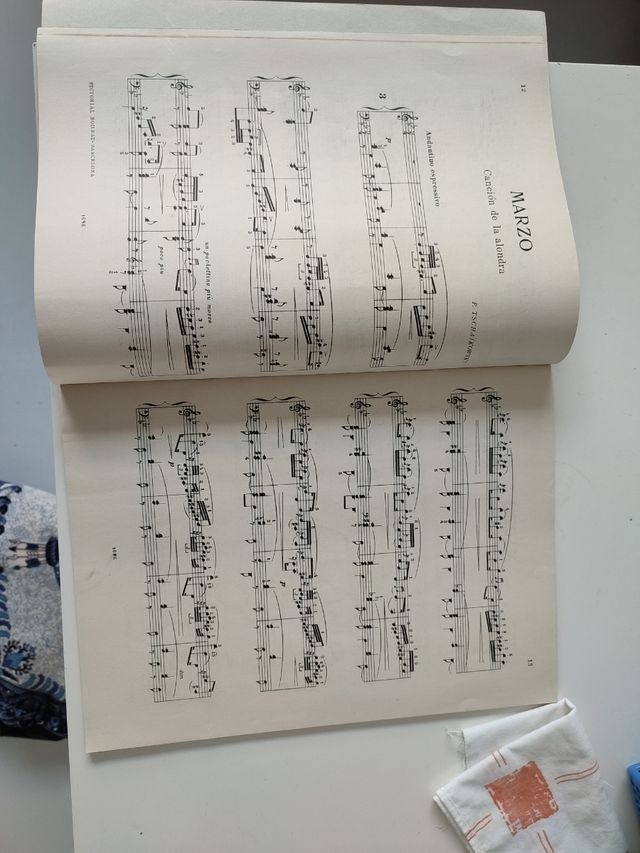 partituras tschaikowsky
