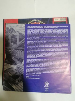 Rock Aid Armenia Vinilo Iron Maiden.