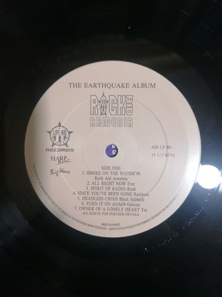 Rock Aid Armenia Vinilo Iron Maiden.