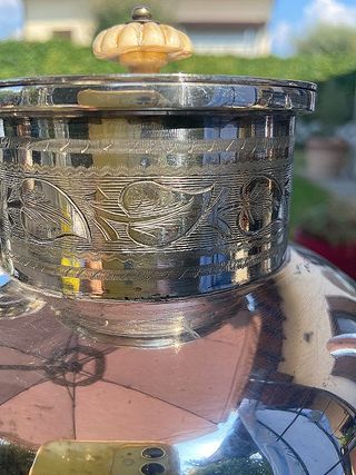 TEIERA BROCCA CAFFETTIERA SILVER PLATED VINTAGE