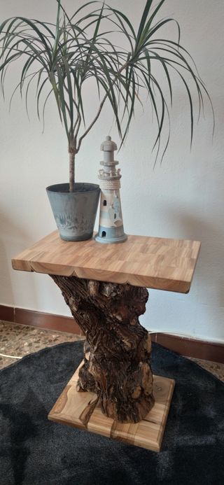 Mesita Auxiliar Rústica