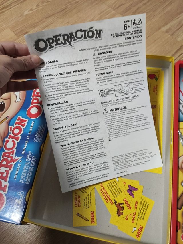 Juego de mesa Operación