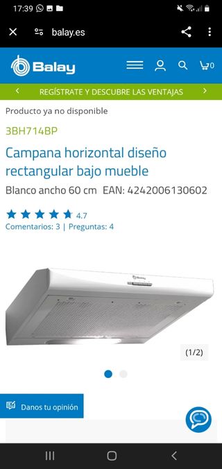 Campana extractora