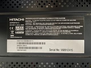 TV HITACHI HD Ready 42"