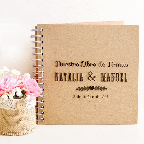 Libro de firmas Boda - MODELO 2
