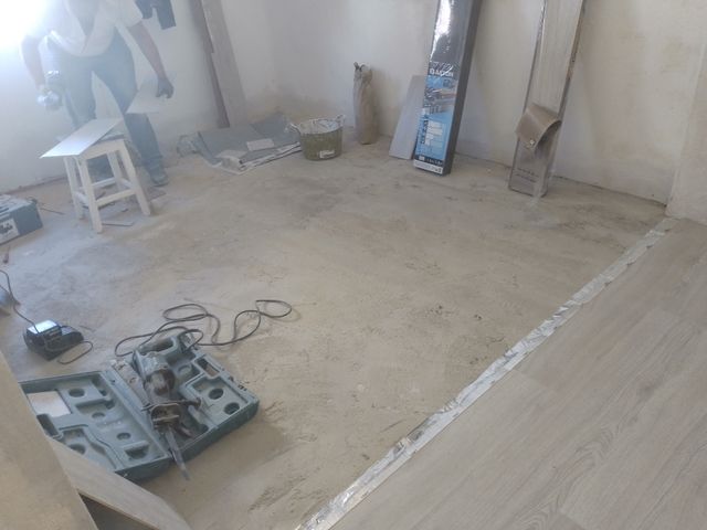 colocación de tarima flotante