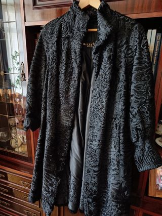 Abrigo alta peletería