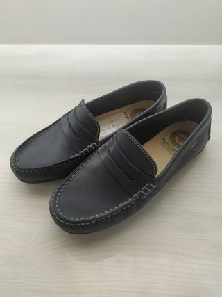 zapatos azules marinos, talla 36, marca pablosky
