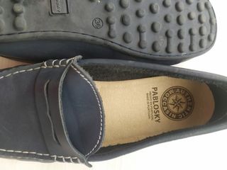 zapatos azules marinos, talla 36, marca pablosky