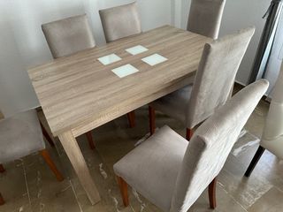 Mesa comedor + 6 Sillas