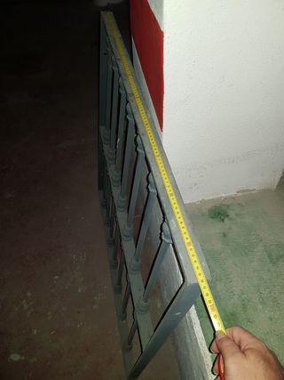 reja de hierro maciza