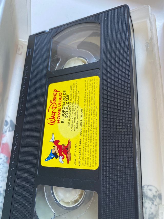 El jorobado de notredame vhs
