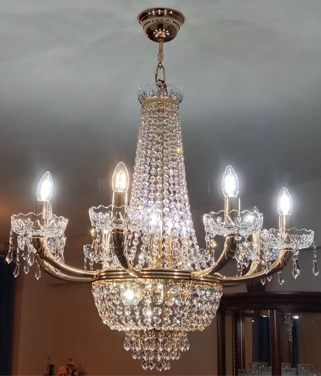 Lámpara cristal Yugoslavo