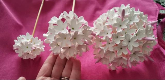 Biznagas hechas a mano