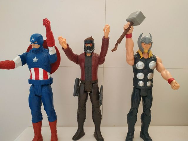 Muñecos Marvel, lote de 3