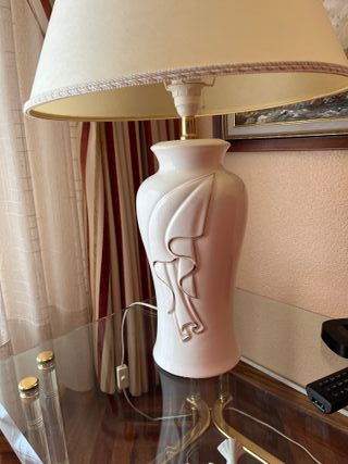 lampara mesa porcelana