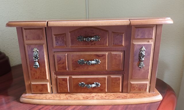 Joyero madera vintage