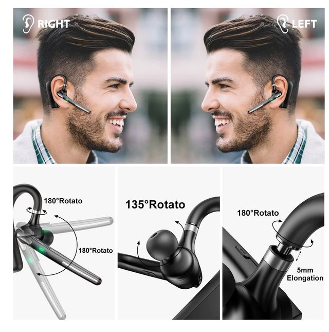 Auricular Bluetooth con micrófono Cancelación de r