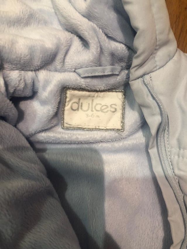 Buzo bebé dulces azul talla de 3 a 6 meses