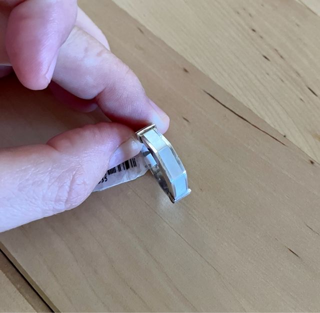 Anillo de plata y Nácar ZEUS