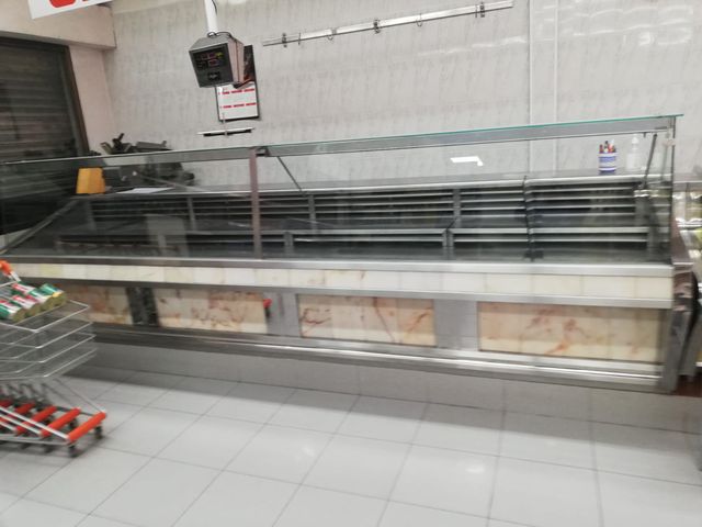 Expositor frigorífico charcutería, carne, comida