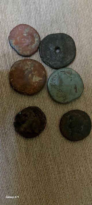 lote monedas coleccionista antiguas