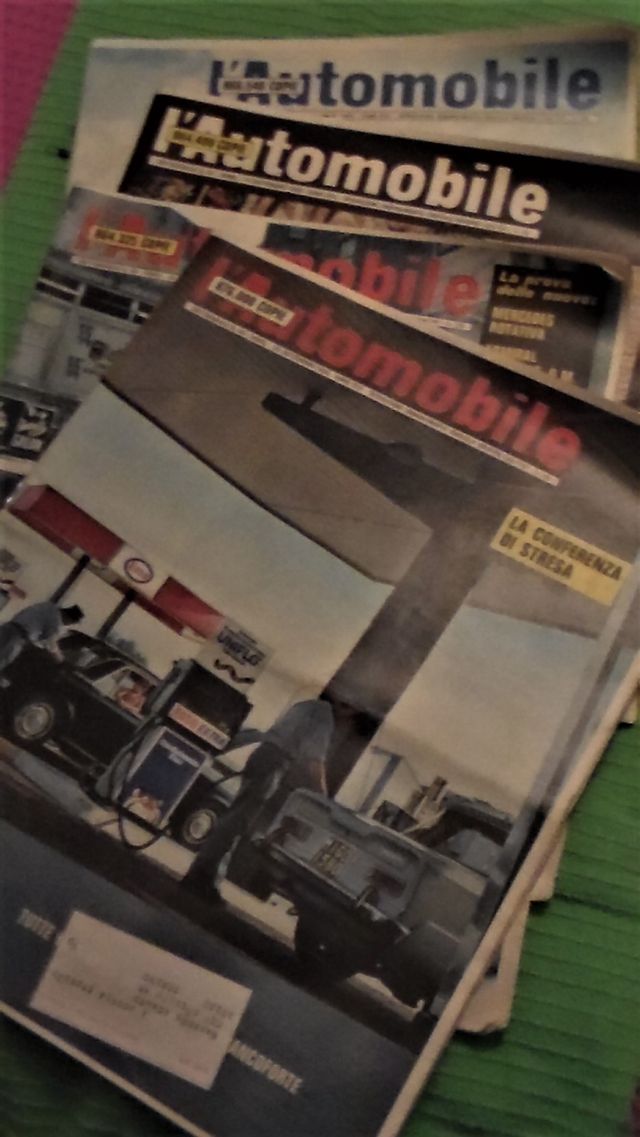 giornali L'AUTOMOBILE anni '60