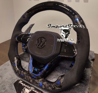 Volante Golf R MK8 fibra de carbono led display