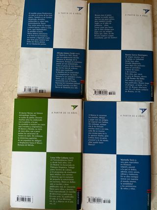 Libros lectura colegio editorial Edelvives y Bruño