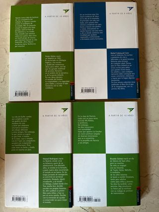 Libros lectura colegio editorial Edelvives y Bruño