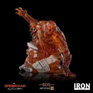 Spider-man Estatua BDS Deluxe 1/10 Molten Man DX