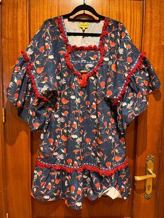 Vestido de flores ibicenco