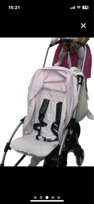 Funda Bugaboo bee piqué blanco 