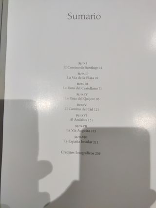 libro ESPAÑA POR SUS CAMINOS